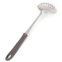 穴あきステンレス製おたま チャコール LAKOLE/ラコレ