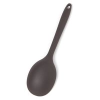 シリコーン調理スプーン（丸形）チャコール LAKOLE/ラコレ