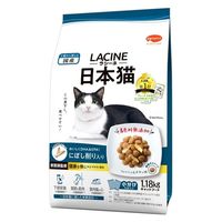 ラシーネ 日本猫 にぼし削り入り 国産 1.18kg（236g×5袋） 1セット（1袋×3）日本ペットフードキャットフード