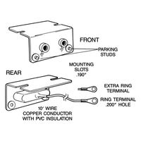 DESCO JAPAN 作業台用リストストラップジャック端子 09740 1個 62-1630-87（直送品）