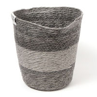 トライカラーバスケット（S） ダークグレー LAKOLE/ラコレ