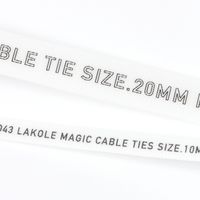 結束バンド2点セット アイボリー LAKOLE/ラコレ