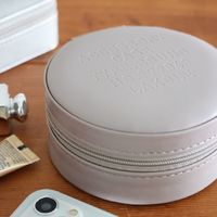 アクセサリーBOX（ROUND） グレー LAKOLE/ラコレ