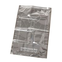 【LAKOLE/ラコレ】 圧縮袋2枚セット チャコール