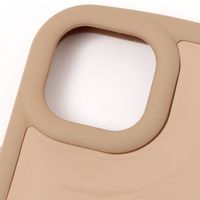 ぷっくりiPhoneケース （iPhone13/14） ベージュ LAKOLE/ラコレ