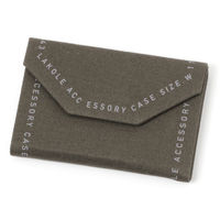 折り畳み小物ケース チャコール LAKOLE/ラコレ
