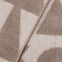 今治産ハンドタオル（タイポグラフィー） グレージュ LAKOLE/ラコレ