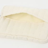 キルティングティッシュポーチ ホワイト LAKOLE/ラコレ