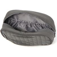 キルティングボックスポーチ チャコール LAKOLE/ラコレ