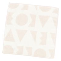 今治産ハンドタオル（タイポグラフィー） ホワイト 1セット（1枚×2） LAKOLE/ラコレ