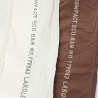 コンパクトエコバッグ オフホワイト LAKOLE/ラコレ