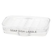 水切れソープトレー チャコール 1セット（2個） LAKOLE/ラコレ