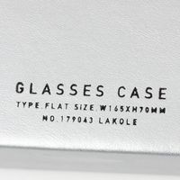 ハードメガネケース（スリム） シルバー LAKOLE/ラコレ