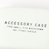 ハード小物ケース（ミニ） ホワイト LAKOLE/ラコレ