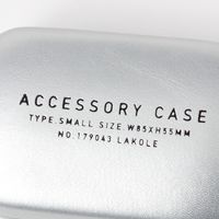 ハード小物ケース（ミニ） シルバー LAKOLE/ラコレ