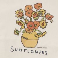 （世界の名作）ランチトートバッグ ひまわり LAKOLE/ラコレ