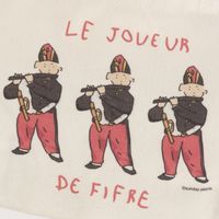 （世界の名作）ランチトートバッグ 笛を吹く少年 LAKOLE/ラコレ