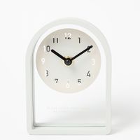 【LAKOLE/ラコレ】 フレーム置き時計 グレー