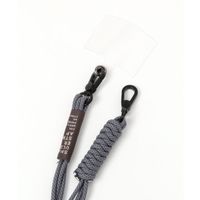 【LAKOLE/ラコレ】 リフレクターマルチスマホストラップ ブルー