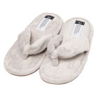 【LAKOLE/ラコレ】 クイックドライトングルームサンダル アイボリー 1セット（1足×2）