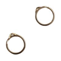 コンテック 爪に優しいリング 平リング内径(mm):15マットゴールド AP-41 1セット(20個)（直送品）