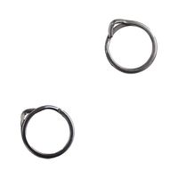 コンテック 爪に優しいリング 平リング内径(mm):15マットシルバー AP-42 1セット(20個)（直送品）