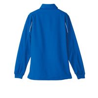 クロダルマ 長袖ポロシャツ ブルー S 25450-10-S 1枚（直送品）