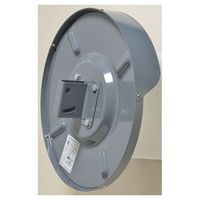 信栄物産 アクリルカーブミラー大型 グレー A8H-GL 1台（直送品）