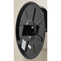 信栄物産 ステンレスカーブミラー大型 黒色 S46H-BK 1台（直送品）