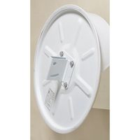 信栄物産 ステンレスカーブミラー大型 白色 S8H-W 1台（直送品）