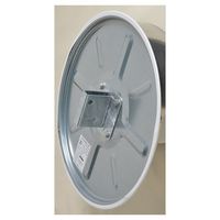 信栄物産 ステンレスカーブミラー大型 白色 カスタム CS10H-W 1台（直送品）