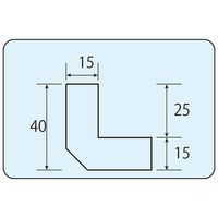 信栄物産 軟質コーナーガード ブルー NC-40BL 1台（直送品）