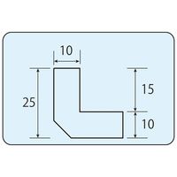 信栄物産 軟質コーナーガード グレー N25-GL 1台（直送品）