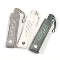 自動開閉折り畳み傘 アイボリー LAKOLE/ラコレ