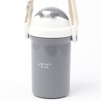 らこれキッズ ストロー付きボトル ブルー LAKOLE/ラコレ