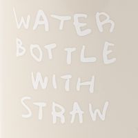 らこれキッズ ストロー付きボトル アイボリー LAKOLE/ラコレ