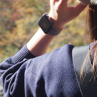 AppleWatchベルト（シリコン）42/44/45/49mm対応 チャコール LAKOLE/ラコレ