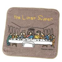 （世界の名作）ハンドタオル ラストサパー 1セット（2枚） LAKOLE/ラコレ