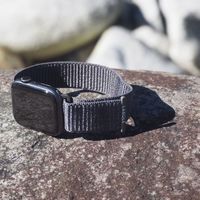 AppleWatchベルト（ゴム）42/44/45/49mm対応 チャコール LAKOLE/ラコレ