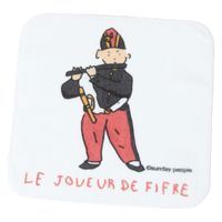 （世界の名作）ハンドタオル 笛を吹く少年 LAKOLE/ラコレ