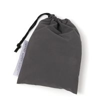 【LAKOLE/ラコレ】 （SPA&TRAVEL）巾着（S） チャコール