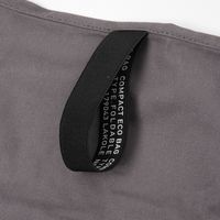 コットンエコバッグ（L） チャコール LAKOLE/ラコレ