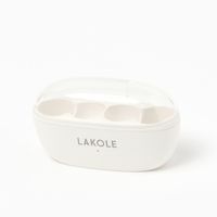 耳をふさがない イヤフォン アイボリー LAKOLE/ラコレ