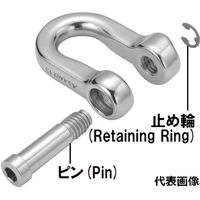 浅野金属 パースシャックル AK18259 1セット(10個)（直送品）