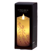 カメヤマ LEDキャンドル いろはあかりS しだれ桜 S7687-00-20 1個（直送品）
