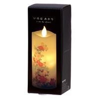 カメヤマ LEDキャンドル いろはあかりS 菊花 S7687-00-40 1個（直送品）