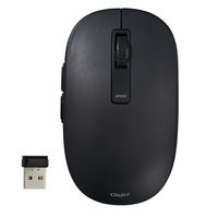 ナカバヤシ 無線静音5ボタンBlueLEDマウス/ブラック MUS-RKF218BK 1個