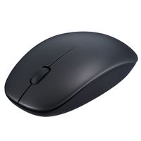 ナカバヤシ 2Way電池 無線3ボタン BlueLEDマウス ブラック MUS-RKT211BK 1個