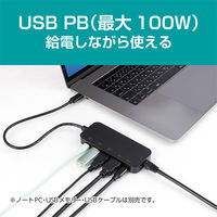 ナカバヤシ Type-C ドッキングステーション 4K USB PD充電対応 UDS-2K02P 1個