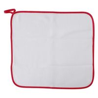 &NE nikii ディッシュクロス 食器拭き ふきん レッド ループ付き 1枚 エヌ・エレファント